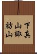 下真山諏訪山 Scroll