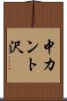 中カント沢 Scroll