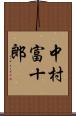 中村富十郎 Scroll
