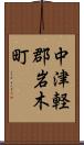 中津軽郡岩木町 Scroll