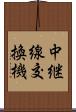 中継線交換機 Scroll