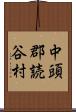 中頭郡読谷村 Scroll