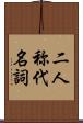 二人称代名詞 Scroll