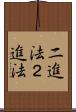 二進法 Scroll