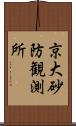 京大砂防観測所 Scroll