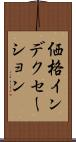 価格インデクセーション Scroll