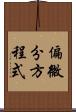 偏微分方程式 Scroll