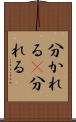 分かれる(P) Scroll