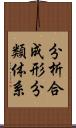 分析合成形分類体系 Scroll