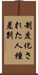 制度化された人種差別 Scroll