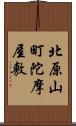 北原山町陀摩屋敷 Scroll