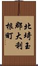 北埼玉郡大利根町 Scroll