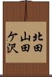 北田山田ケ沢 Scroll