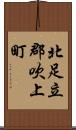 北足立郡吹上町 Scroll