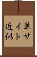 単サイト近似 Scroll