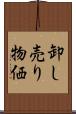 卸し売り物価 Scroll