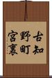 古知野町宮裏 Scroll