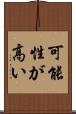 可能性が高い Scroll