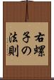 右螺子の法則 Scroll