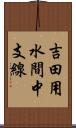 吉田用水間中支線 Scroll