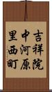吉祥院中河原里西町 Scroll