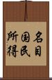 名目国民所得 Scroll