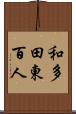 和多田東百人 Scroll