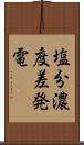 塩分濃度差発電 Scroll