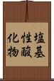 塩基性酸化物 Scroll
