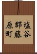 塩谷郡藤原町 Scroll