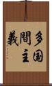 多国間主義 Scroll