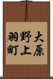 大原野上羽町 Scroll