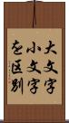 大文字小文字を区別 Scroll