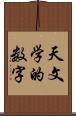 天文学的数字 Scroll