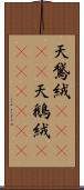 天鵞絨(ateji) Scroll
