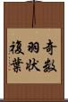 奇数羽状複葉 Scroll