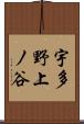 宇多野上ノ谷 Scroll