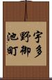 宇多野御池町 Scroll