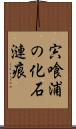 宍喰浦の化石漣痕 Scroll