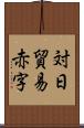 対日貿易赤字 Scroll