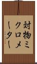 対物ミクロメーター Scroll