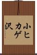 小ヒカゲ沢 Scroll