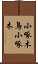 小啄木鳥 Scroll
