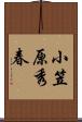 小笠原秀春 Scroll