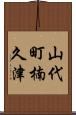 山代町楠久津 Scroll
