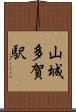 山城多賀駅 Scroll