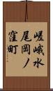 嵯峨水尾岡ノ窪町 Scroll