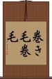 巻き毛 Scroll