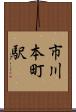 市川本町駅 Scroll
