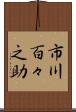 市川百々之助 Scroll